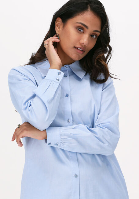 Blauwe MY ESSENTIAL WARDROBE Midi jurk ALICE LONG SHIRT - large