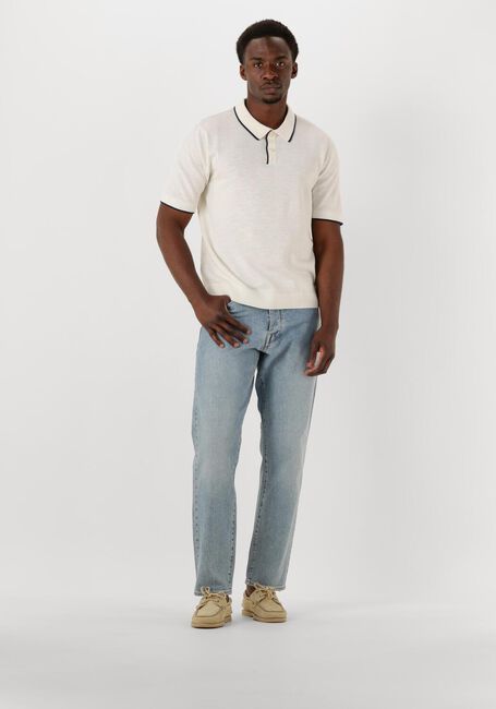Witte SELECTED HOMME Polo SLHFAVE SPORT ZIP SS POLO NOOS - large