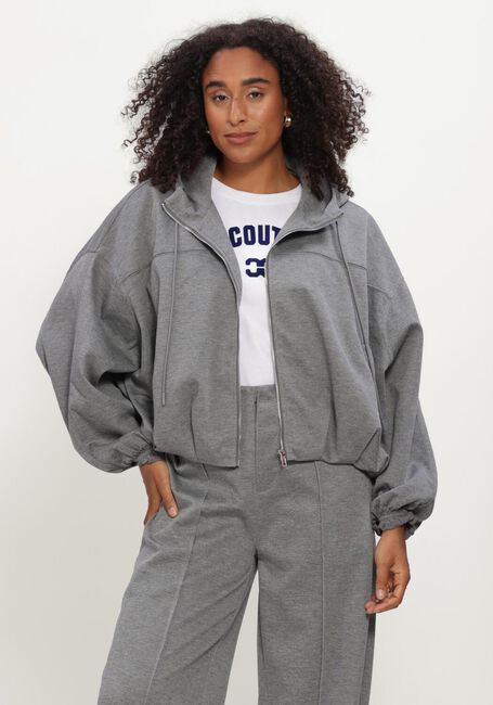 Grijze CO'COUTURE Vest LANCECC BALLOON HOODIE - large