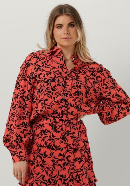 Koraal ALIX THE LABEL Blouses LADIES WOVEN TWO COLOUR BLOUSE - large