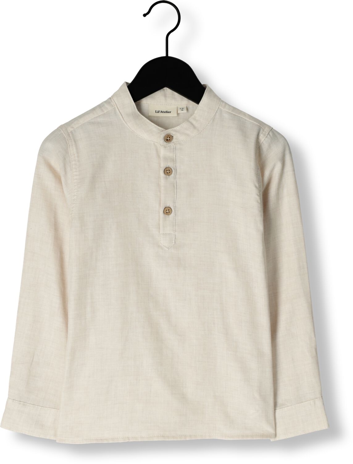LIL' ATELIER Jongens Overhemden Nmmtarou Ls Shirt Lil Beige