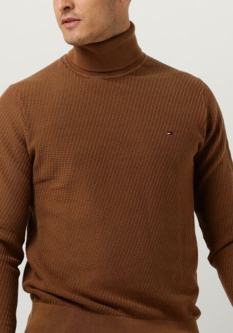 Khaki TOMMY HILFIGER Coltrui RECTANGULAR STRUCTURE ROLL NK - large
