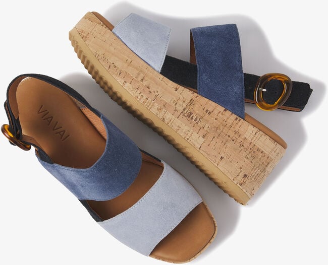 Blauwe VIA VAI Sandalen SISSEL RAVEN - large