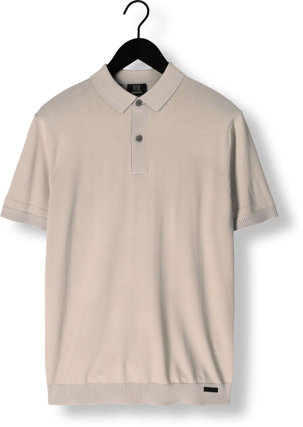 GENTI Heren Polo's & T-shirts Polo Button Ss K2046-1260 Beige
