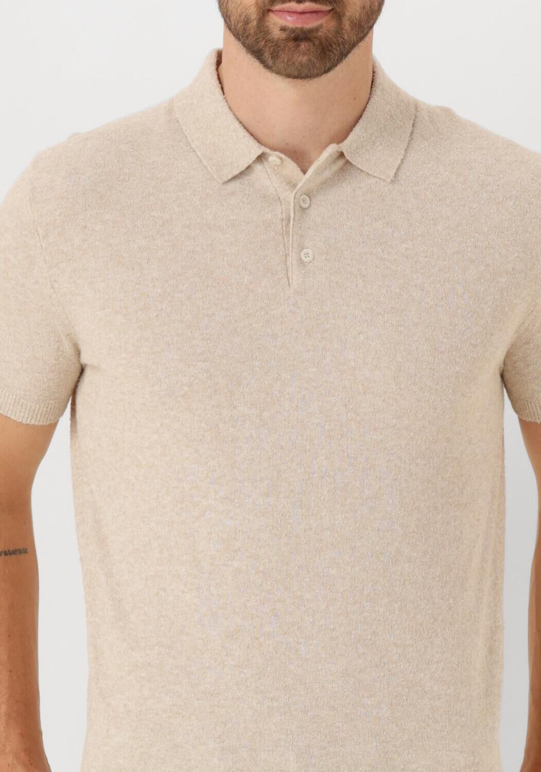 GENTILUOMO Heren Polo's & T-shirts Polo Ss K2015-273 Beige