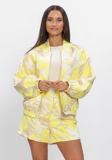 Gele STUDIO AMAYA Jassen FENNA BOMBER - large