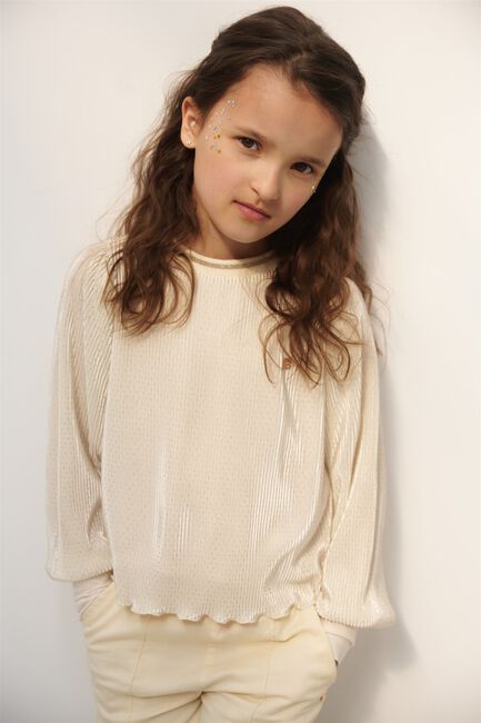 Gouden NONO Blouses TISJA PLISSEE BLOUSE - large
