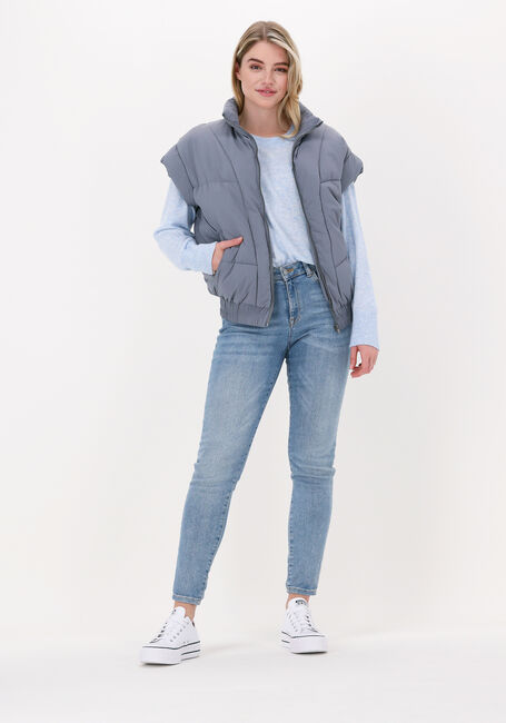 Blauwe 10DAYS Trui CLOUDY WOOL SWEATER - large