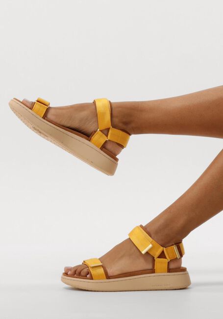 Gouden WODEN Platte sandalen LINE - large
