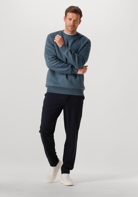 Blauwe PEAK PERFORMANCE Sweater ORIGINAL SMALL LOGO CREW MEN - large