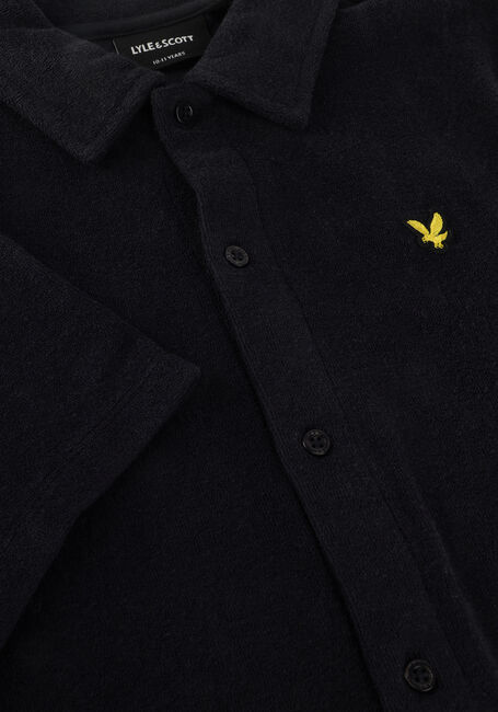 Zwarte LYLE & SCOTT Polo SS TOWELLING SHIRT - large