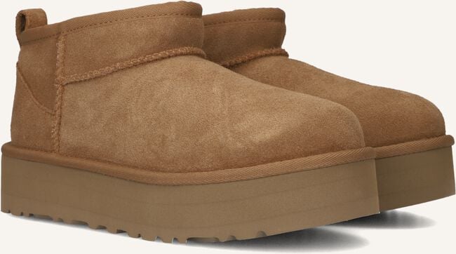 Cognac UGG Vachtlaarzen CLASSIC ULTRA MINI PLATFORM K Cognac UGG Vachtlaarzen CLASSIC ULTRA MINI PLATFORM K - large