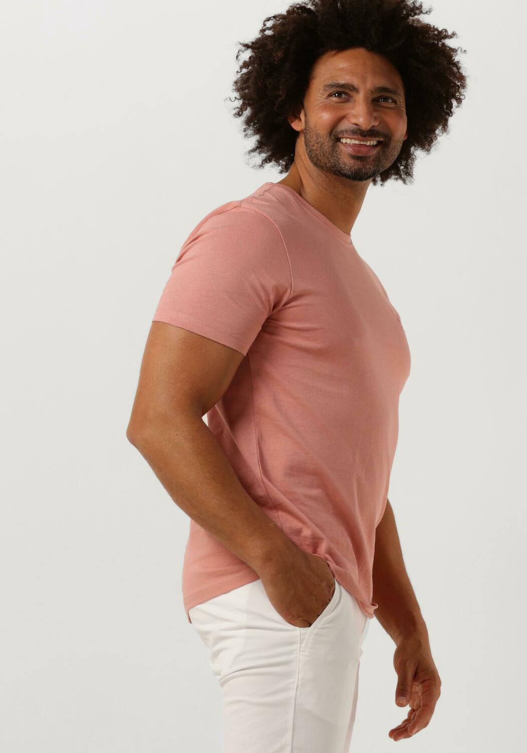 BOSS Heren Polo's & T-shirts Tales Roze