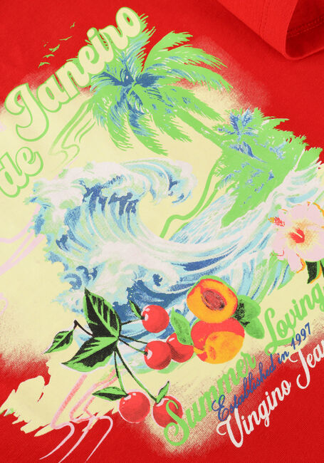 Rode VINGINO T-shirt HENSKE - large