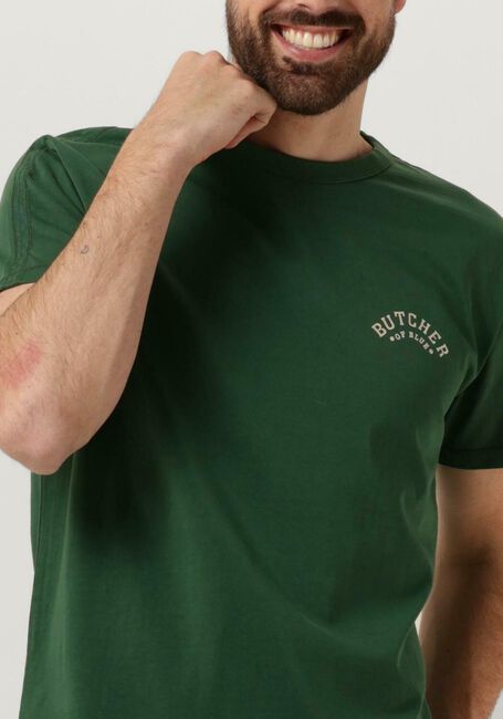 Groene BUTCHER OF BLUE T-shirt ARMY LOCK STAMP TEE - large