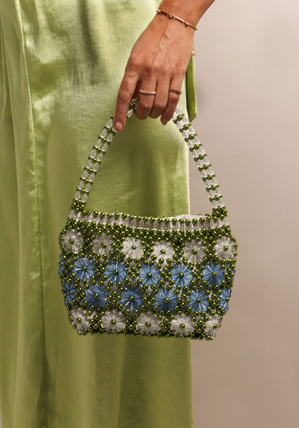 groene omoda atelier handtas x kae