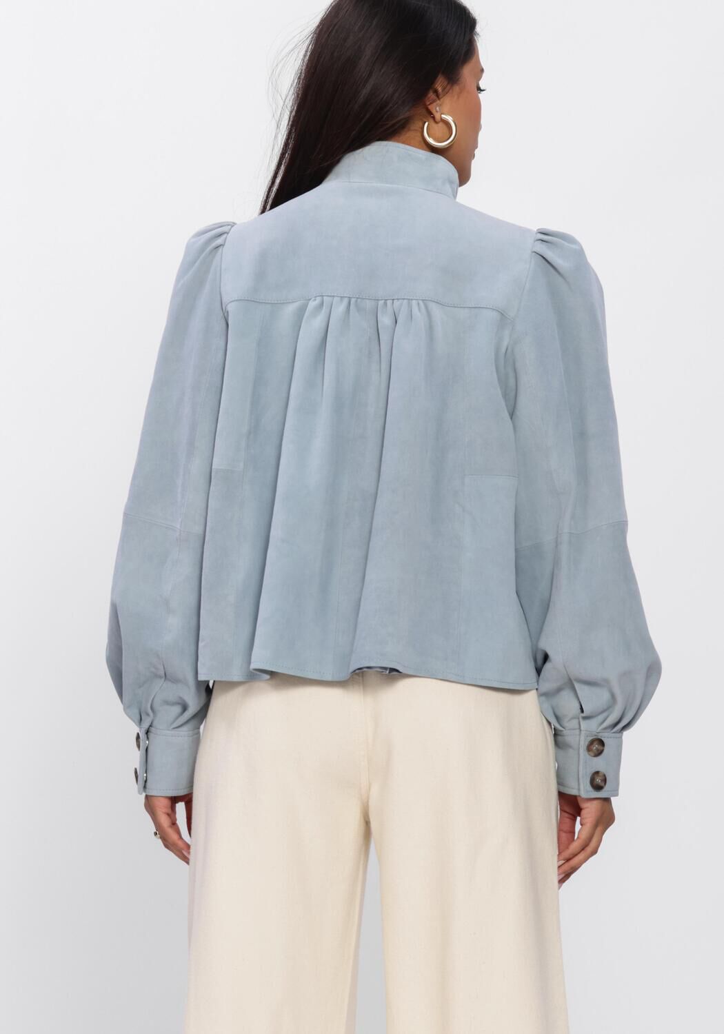 Lichtblauwe IBANA Blouses TAIMA - large