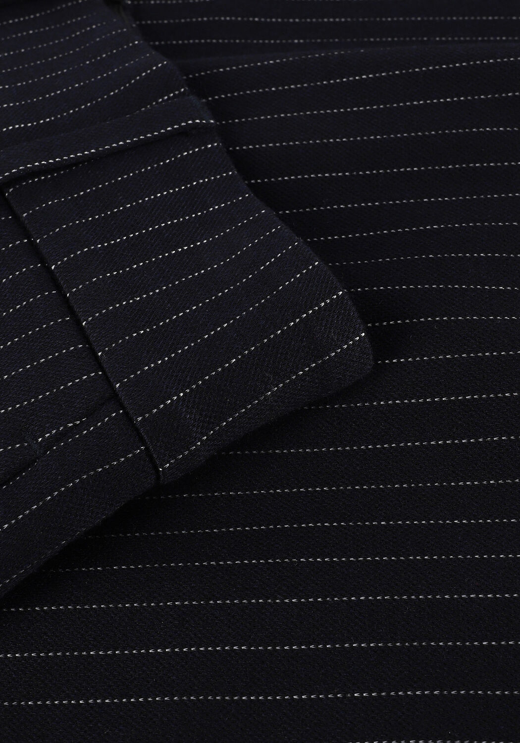 Donkerblauwe VANILIA Pantalon STRAIGHT PIN - large