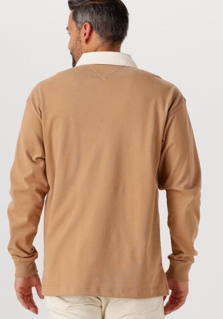 Camel TOMMY HILFIGER Polo PEACHED CREST SOLID RUGBY - large
