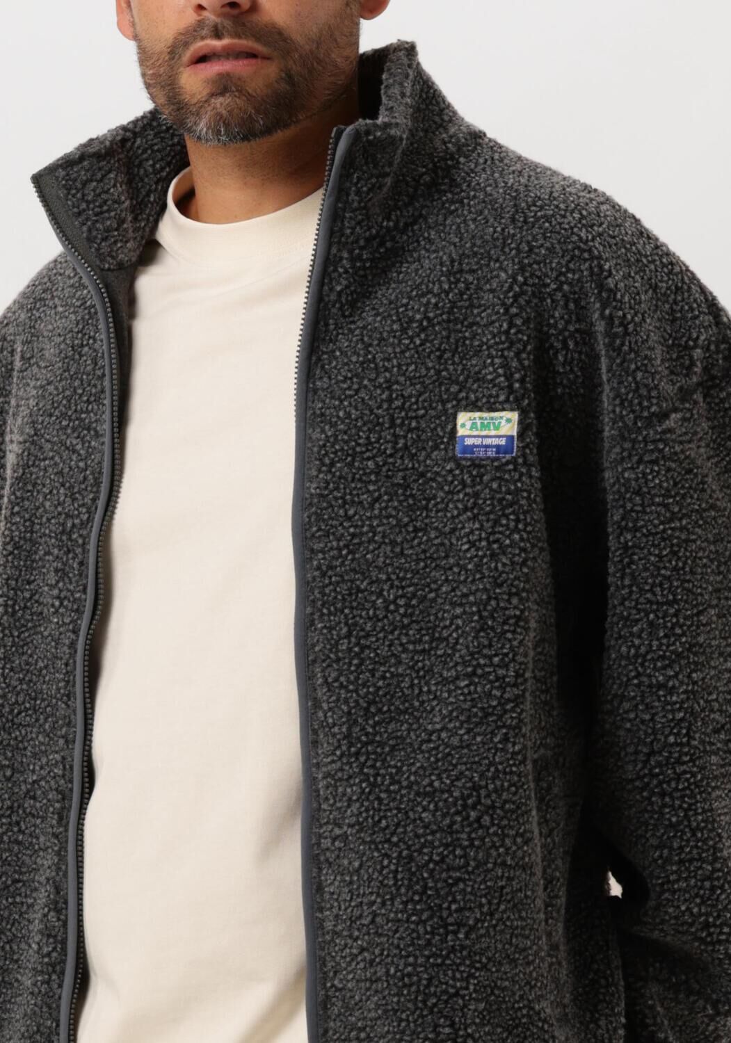 AMERICAN VINTAGE Heren Truien & Vesten Hoktown Zip Donkergrijs