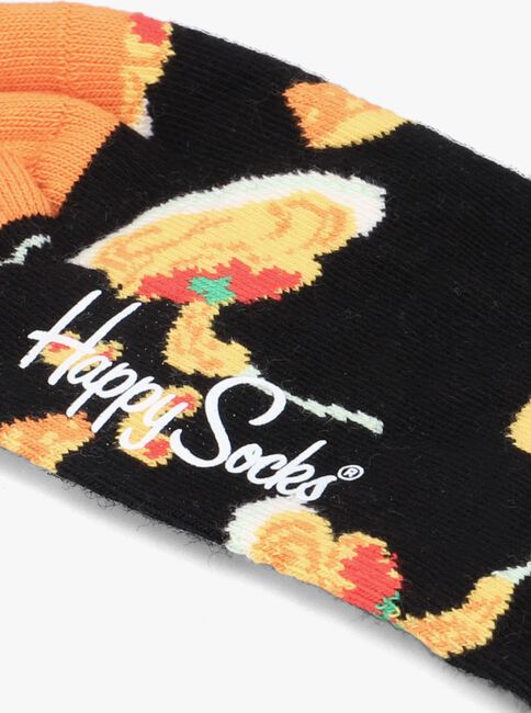 Zwarte HAPPY SOCKS Sokken MAC & CHEESE - large