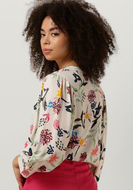 Blauwe POM AMSTERDAM Blouses BLOUSE 7242 - large