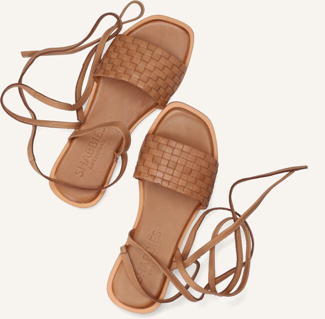 Cognac SHABBIES Platte sandalen 170020172 Cognac SHABBIES Platte sandalen 170020172 - large