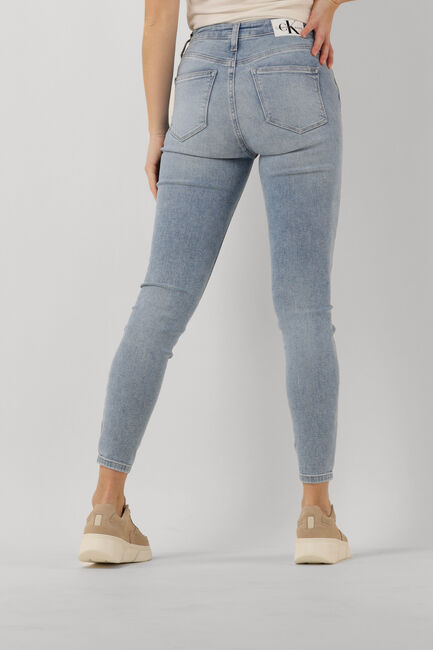 Blauwe CALVIN KLEIN Skinny jeans HIGH RISE SUPER SKINNY ANKLE - large