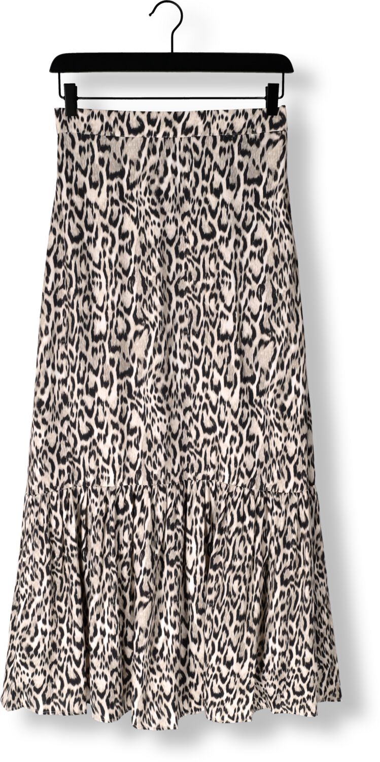 JANSEN AMSTERDAM Dames Rokken Rina Rok Wa 689 Long Ruffle At Bottom Beige