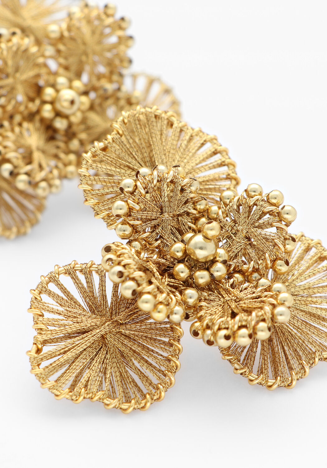 Goudkleurig LOTT. GIOIELLI Oorbellen FLOWER EARRING L - large