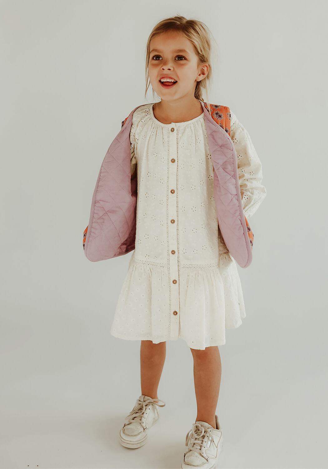 Your Wishes Meisjes Jurk Maat 134 Beige Your Wishes Mini Jurk Juniper