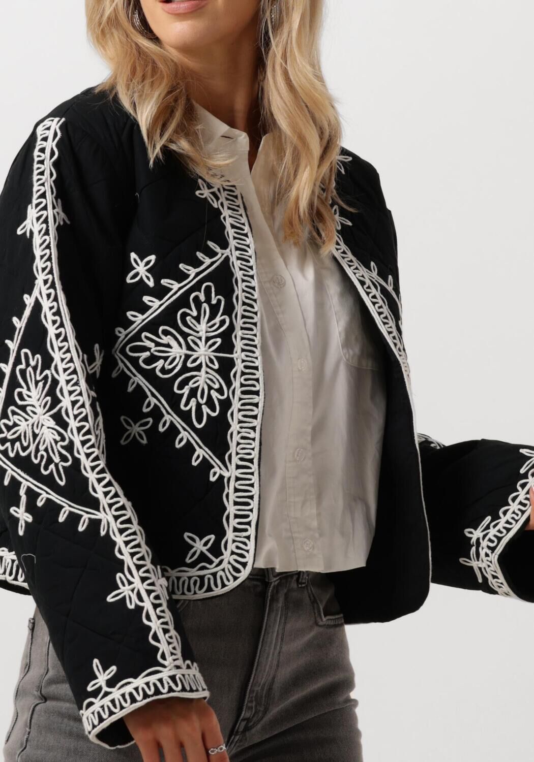 Y.A.S. Dames Jassen Yasmani Ls Quilt Jacket S. Zwart