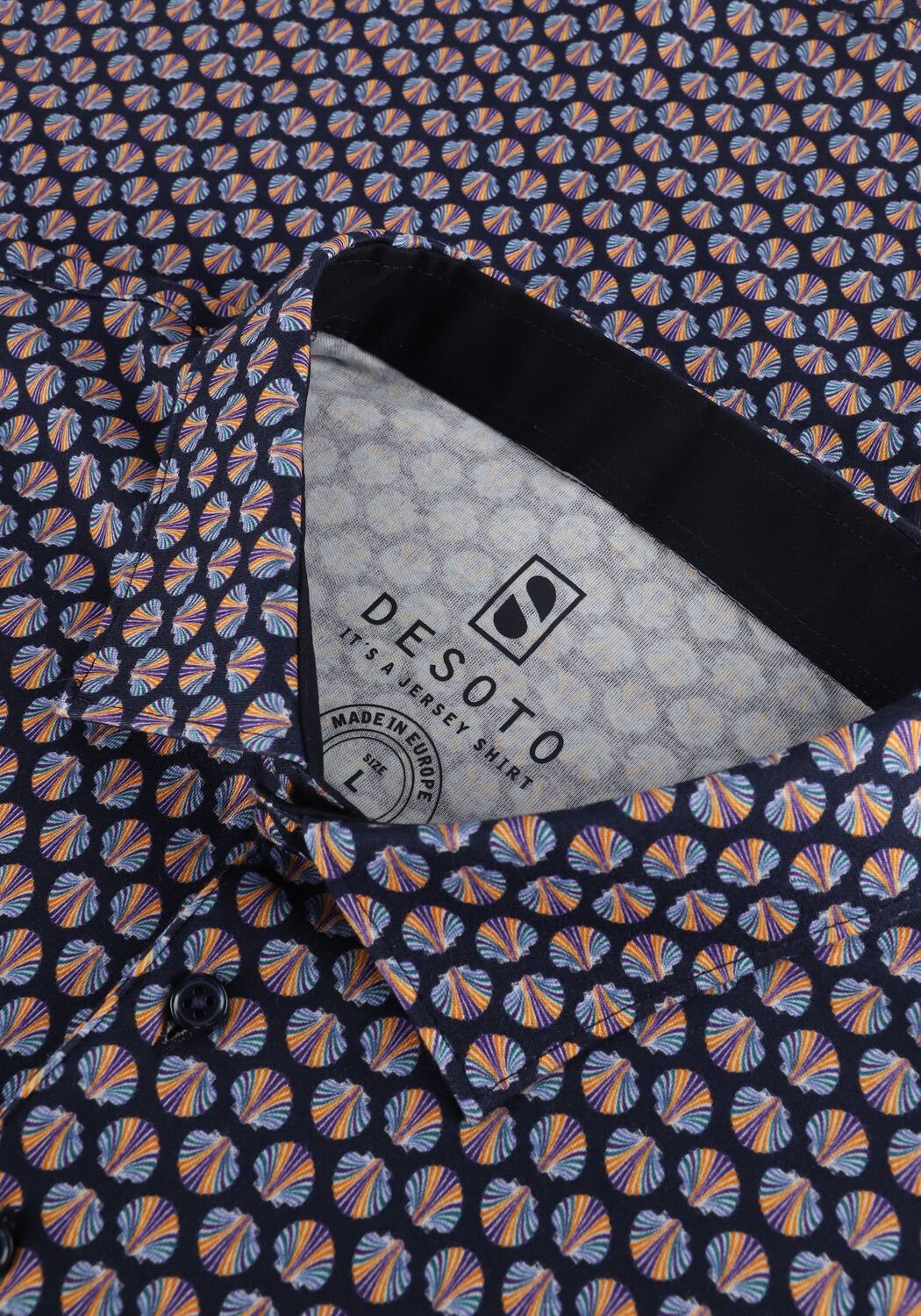 Donkerblauwe DESOTO Polo POLO KENT - large