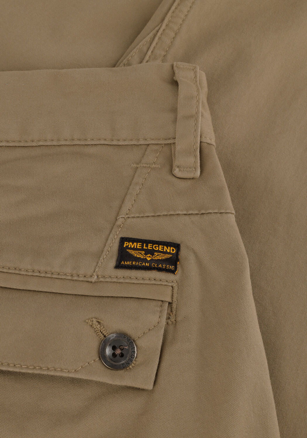 Beige PME LEGEND Chino TWIN WASP CHINO LEFT HAND STRETCH TWILL - large
