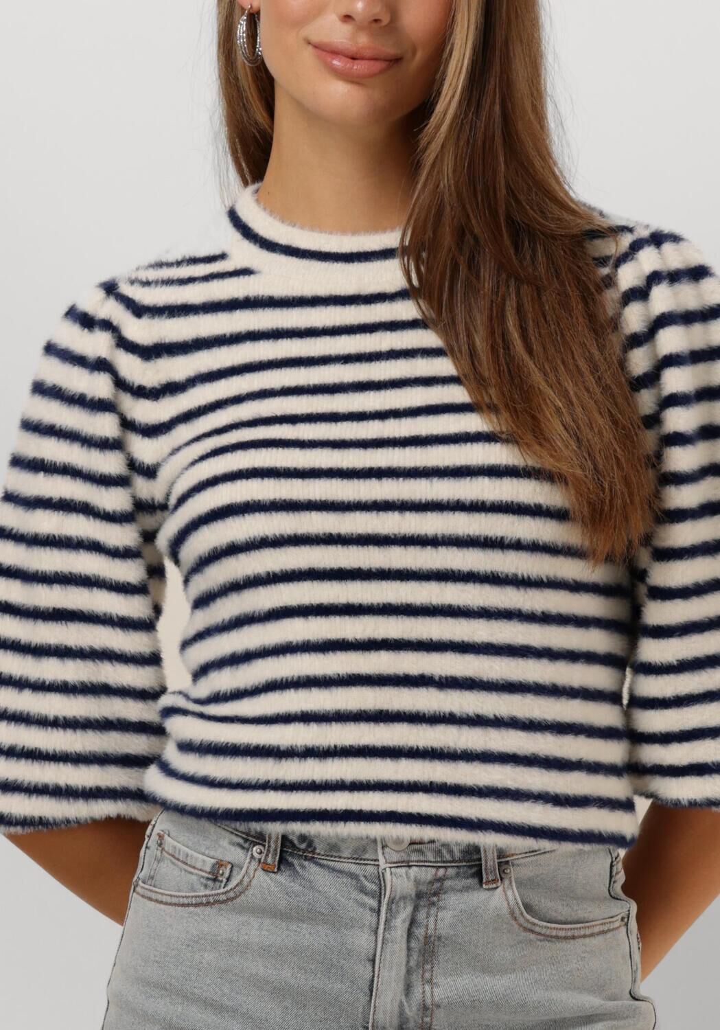 CATWALK JUNKIE Dames Truien & Vesten Puffy Sleeve Knit Donkerblauw