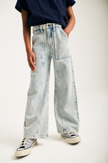 Blauwe TUMBLE 'N DRY Wide jeans JACQUELYN WIDE - large