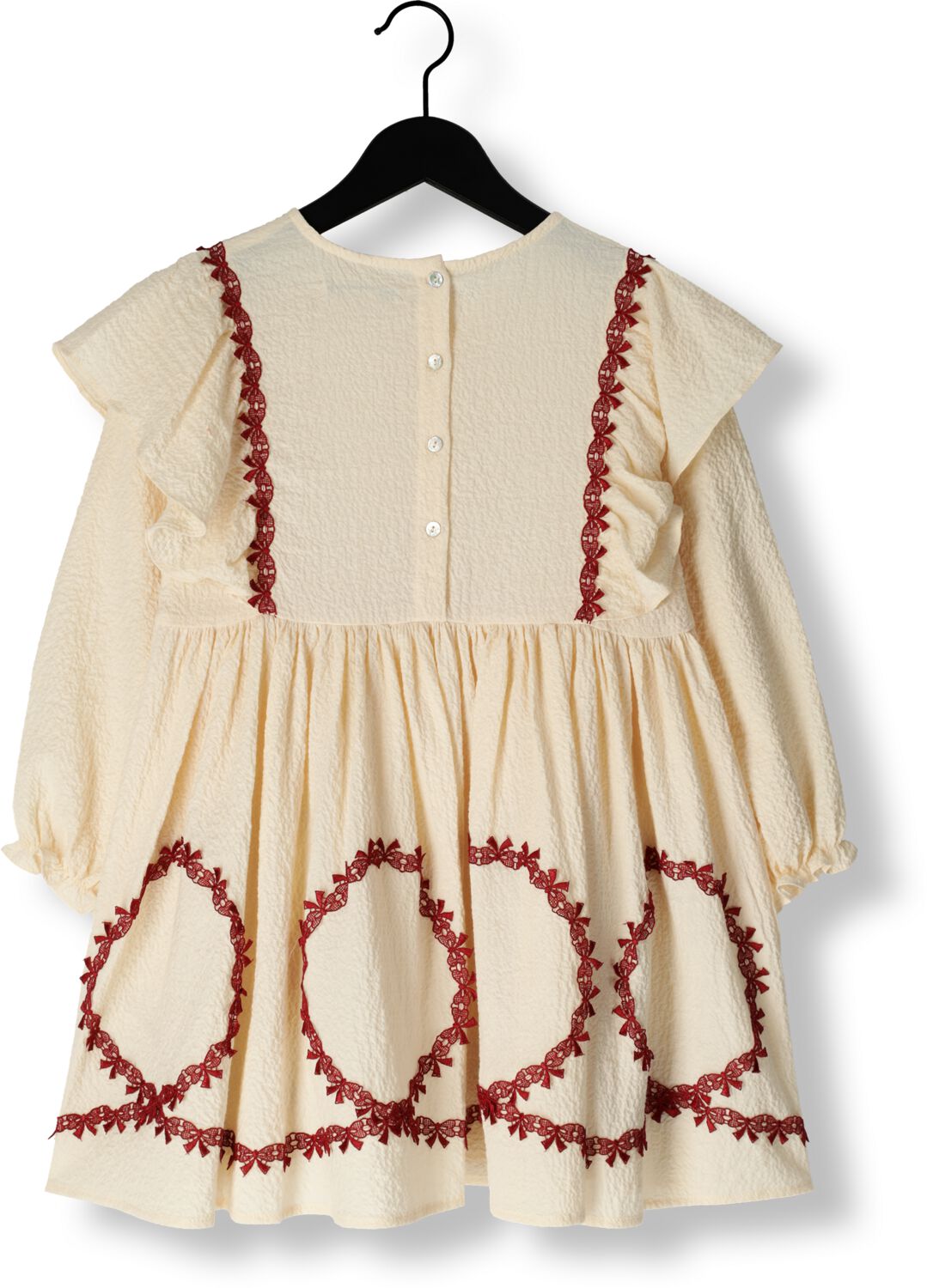 KONGES SLOJD Meisjes Jurken Fee Dress Gots Ecru