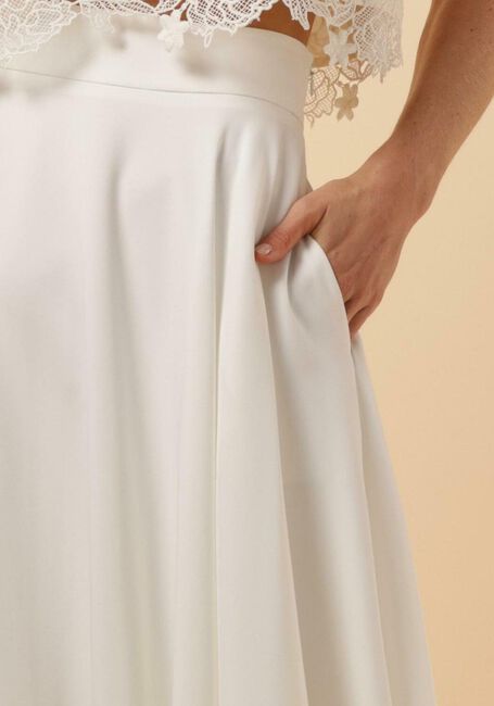 Gebroken wit Y.A.S. Bruidsmode YASDANIELLE HW MAXI SKIRT - large