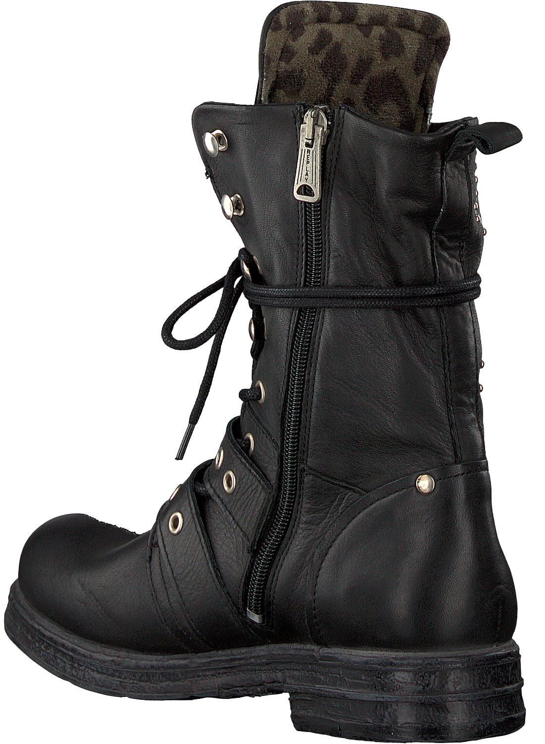 Zwarte REPLAY Biker boots DUNYA | Omoda Zwarte REPLAY Biker boots DUNYA | Omoda