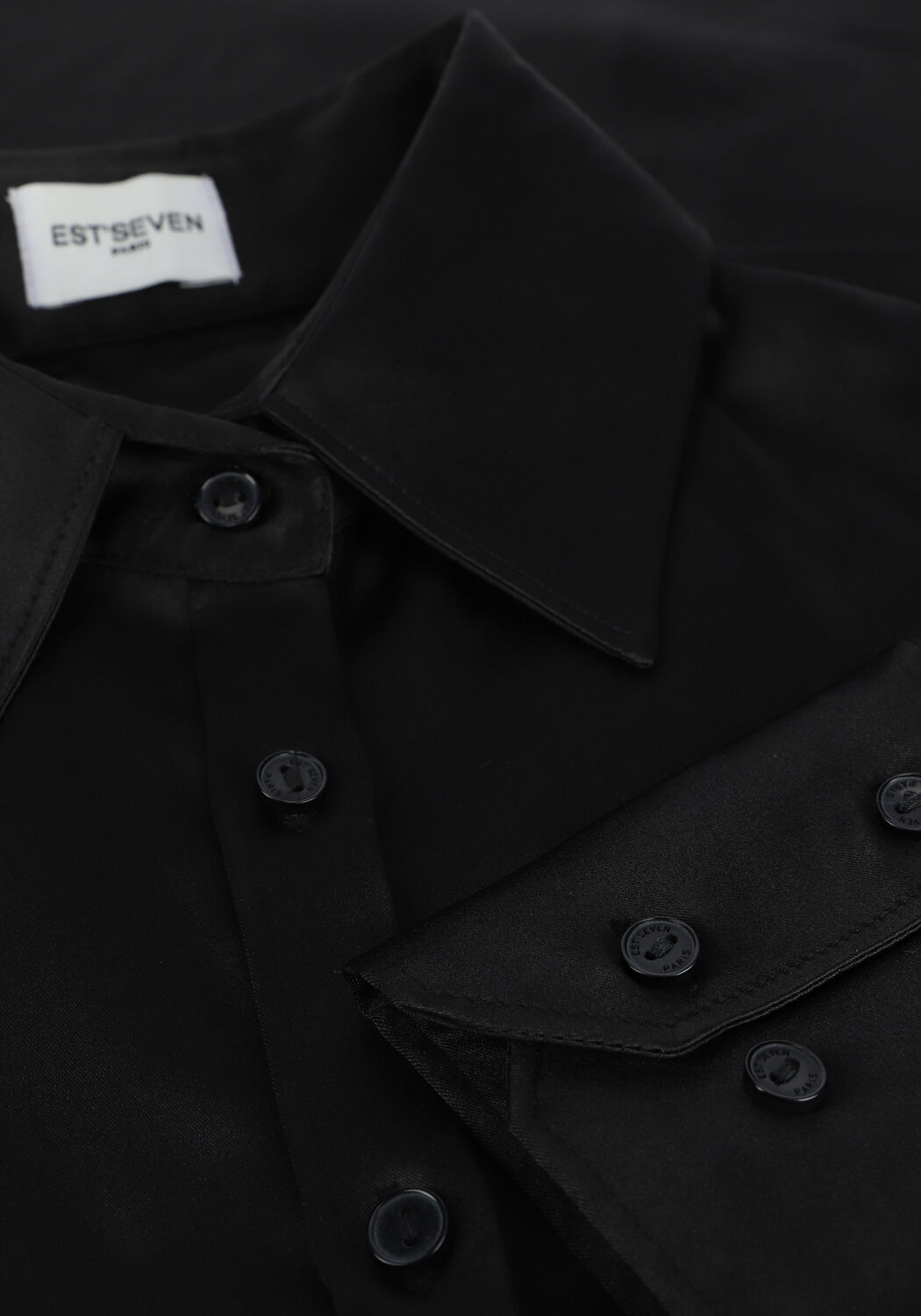 Zwarte EST'SEVEN Blouses CHEMISIER - large