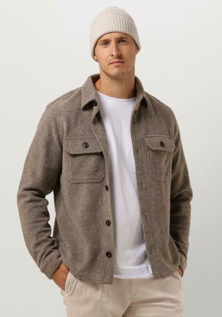 Taupe PROFUOMO Overshirt OVERSHIRT KNIT BOIL - large