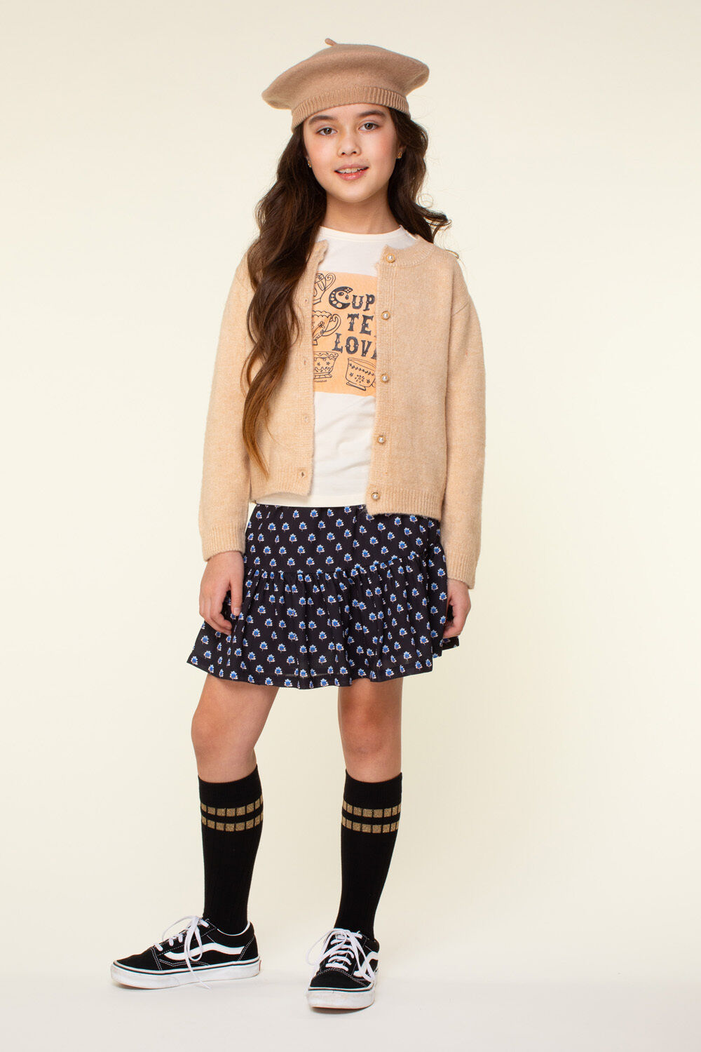 Ecru MOODSTREET Tops & T-shirts LONGSLEEVE LINN - large