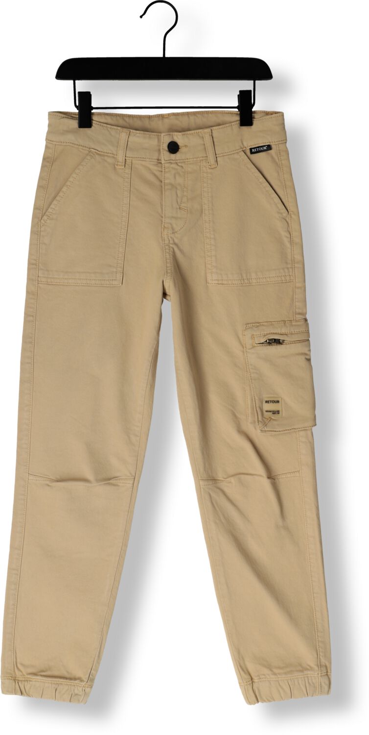 Retour Jeans regular fit cargobroek Milan lichtzand