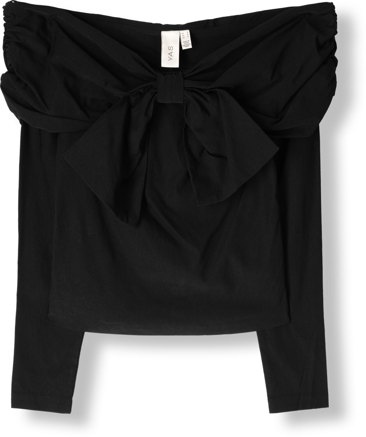 Y.A.S. Dames Tops & T-shirts Yasboras Ls Os Top Zwart