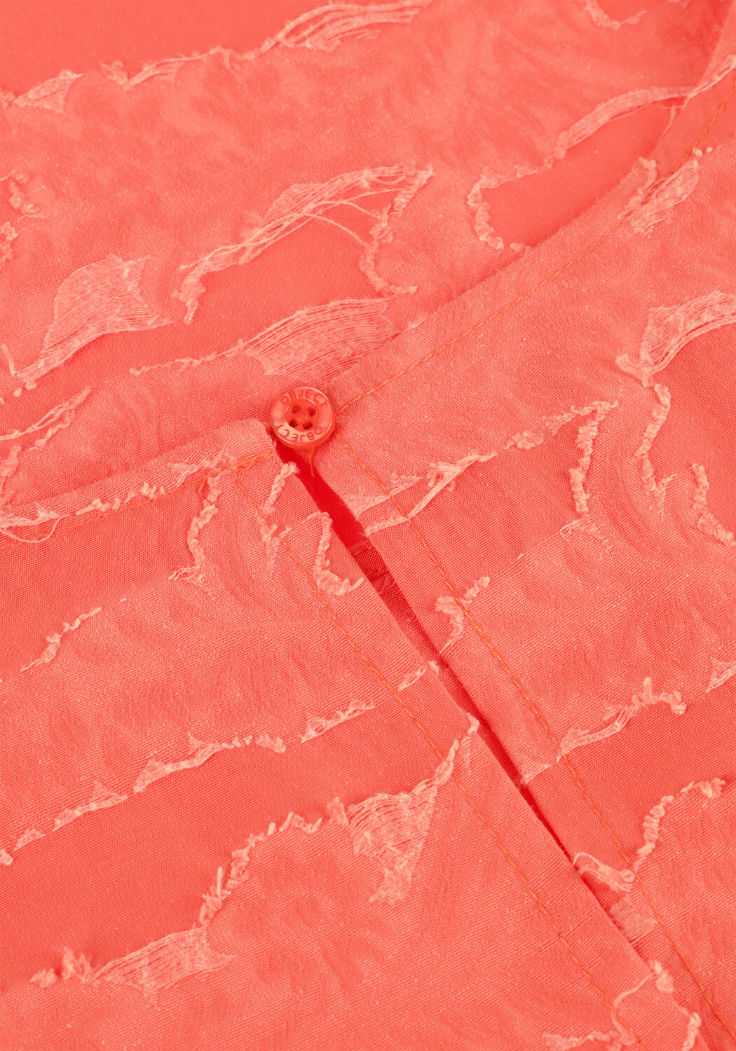 Oranje OBJECT Midi jurk OBJSUKI 3/4 DRESS 137 - large