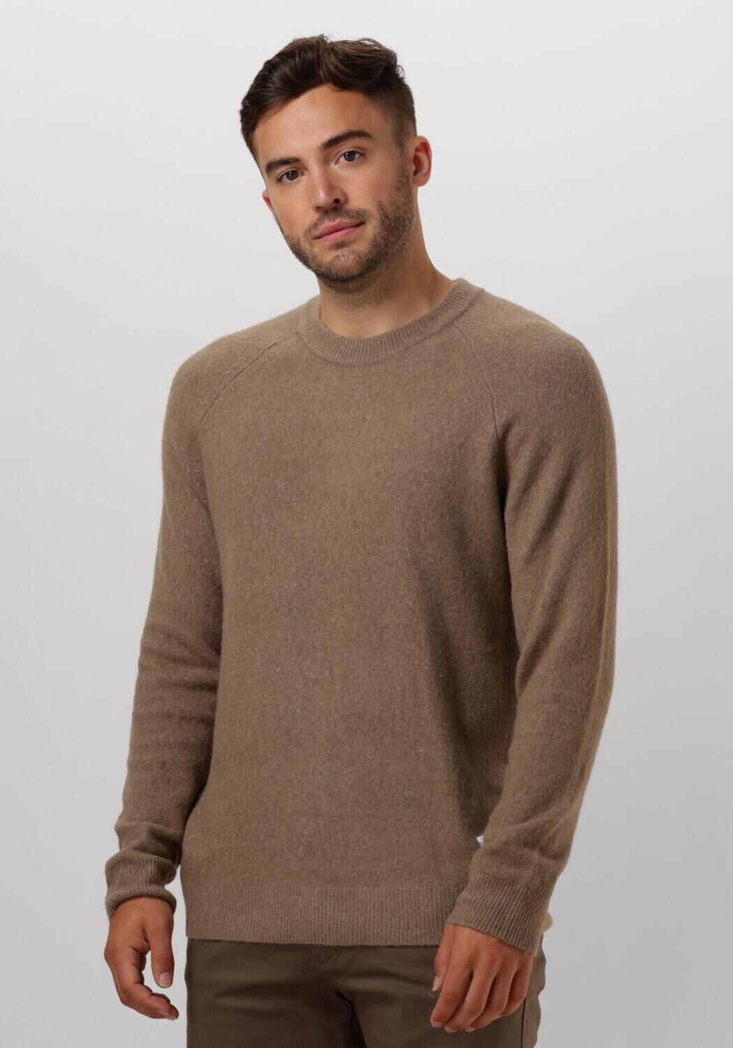 Matinique Heren Taupe Sweater Majobo Beige Heren