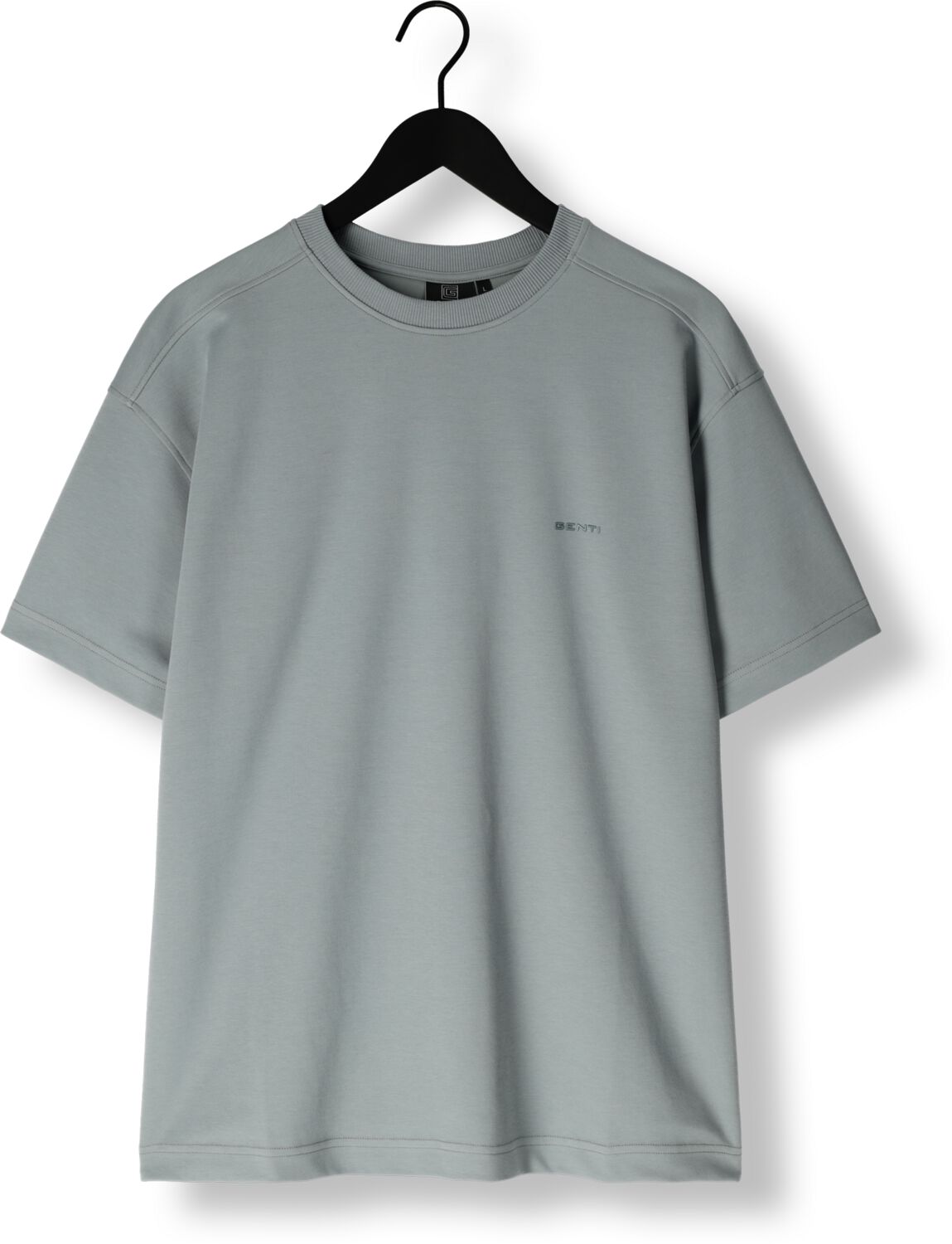 GENTI Heren Polo's & T-shirts T-shirt Ss J2025-1227 Groen
