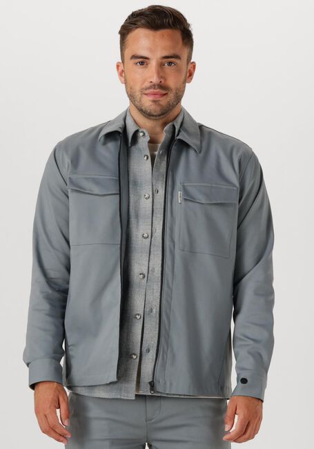 Grijze CAST IRON Overshirts CF RISER SHIRTJACKET - large