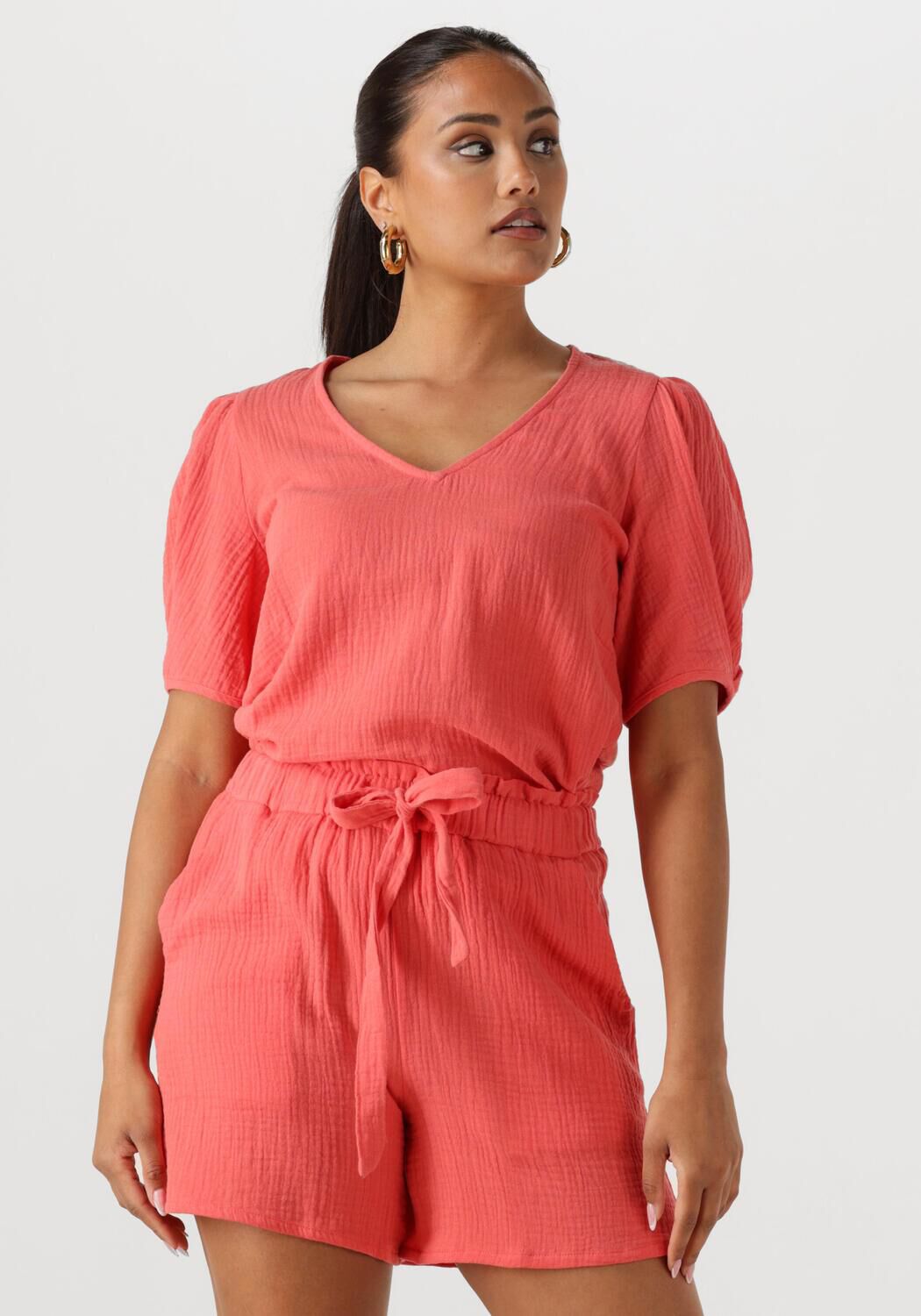 MINUS Dames Tops & T-shirts Stina Blouse Koraal