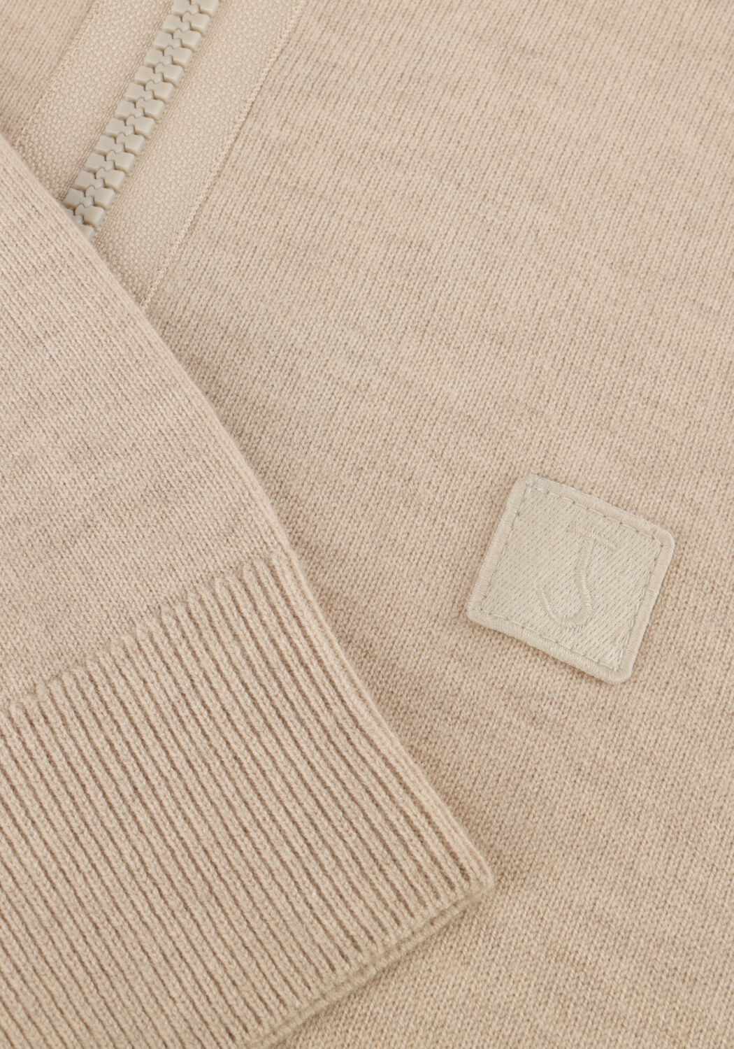 Beige BUTCHER OF BLUE Trui CLIFDEN HALFZIP - large